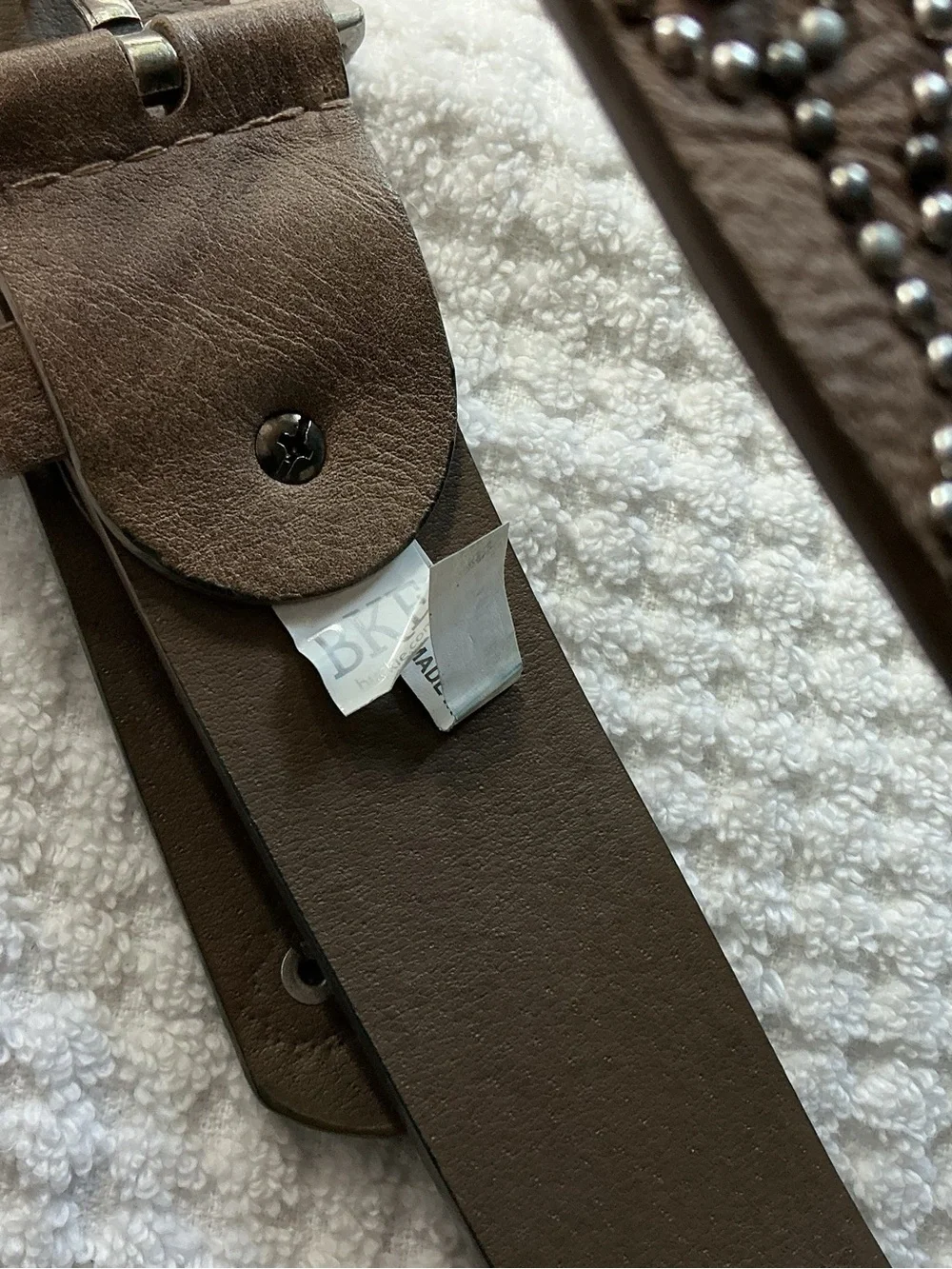 BKE Taupe/Bronze Floral-Stud with Silver Buckle
